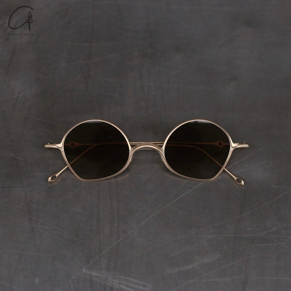 Rigards RG1991OBJ series special frame sunglasses RG-RG1991OBJ-JSQTJB gold frame bronze gradient lenses